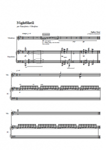 NightShell (piano score) 